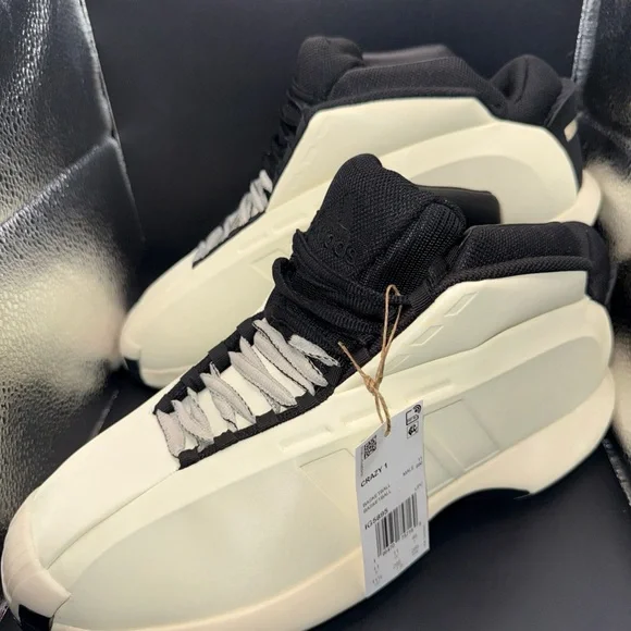 Size 11.5 - Adidas Crazy 1 Wonder White, IG5895, New Without 